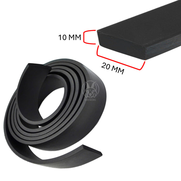 Goma Espuma Sello Puerta Ventana 20x10 mm Universal GOMA ESPUMA SELLO VENTANA