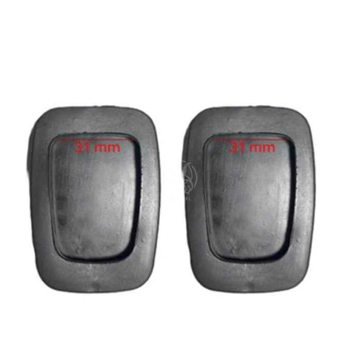 Goma Pedal Freno Y Croche 66Mmx47Mm Universal Mod9 X2 GOMA PEDAL