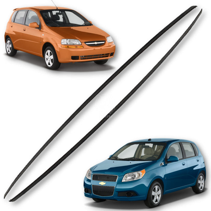 Goma Platina Moldura Chevrolet Aveo 3 Ptas 5 Ptas 2004-2010 Canal Techo X2 GOMA CANAL TECHO