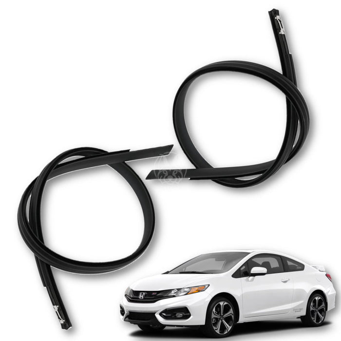Goma Platina Moldura Honda Civic 2 Ptas 2012-2015 Canal Techo X2 GOMA CANAL TECHO