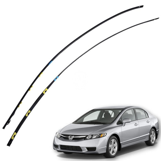 Goma Platina Moldura Honda Civic 4 Ptas 2006-2011 Canal Techo X2 GOMA CANAL TECHO