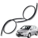 Goma Platina Moldura Honda Fit 2001-2008 Canal Techo X2 GOMA CANAL TECHO