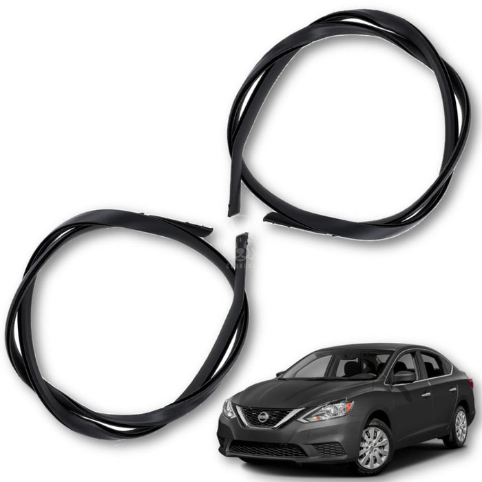 Goma Platina Moldura Nissan Sentra 2013-2018 Canal Techo X2 GOMA CANAL TECHO