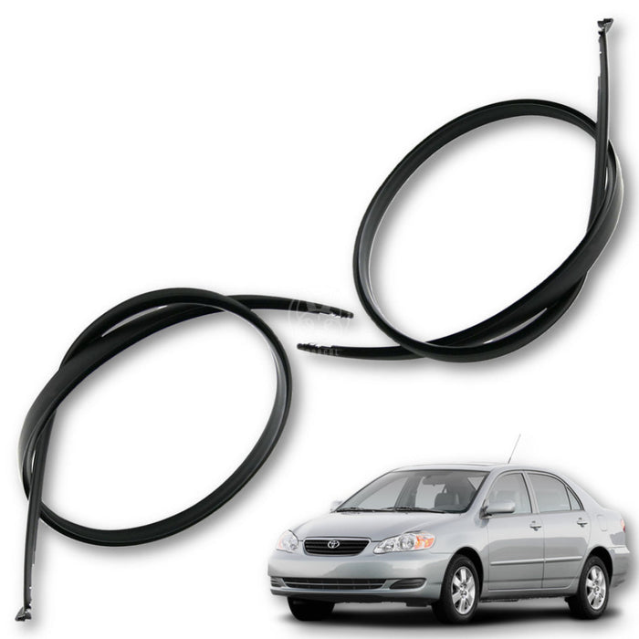 Goma Platina Moldura Toyota Corolla 2003-2008 Canal Techo X2 GOMA CANAL TECHO