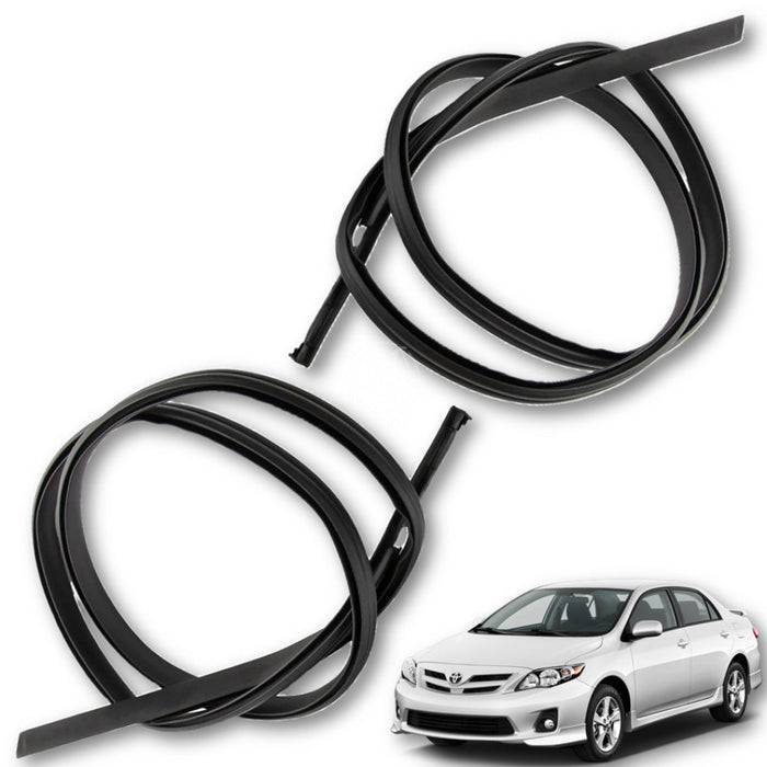 Goma Platina Moldura Toyota Corolla 2009-2014 Canal Techo X2 GOMA CANAL TECHO