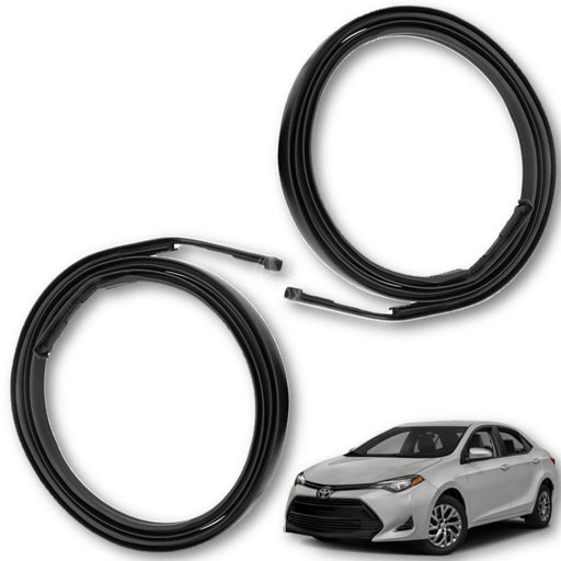Goma Platina Moldura Toyota Corolla 2014-2018 Canal Techo X2 GOMA CANAL TECHO