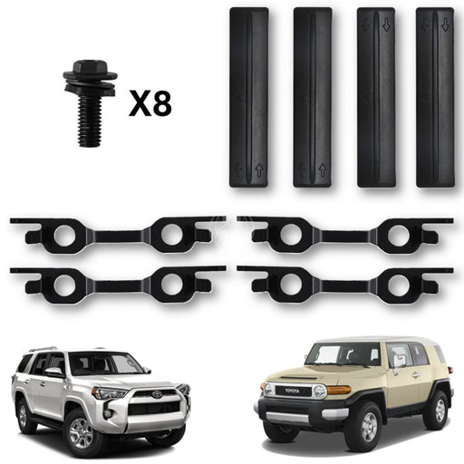 Goma Platina Moldura Toyota Fj Cruiser 4Runner 2003-2009 Canal Techo X2 GOMA CANAL TECHO