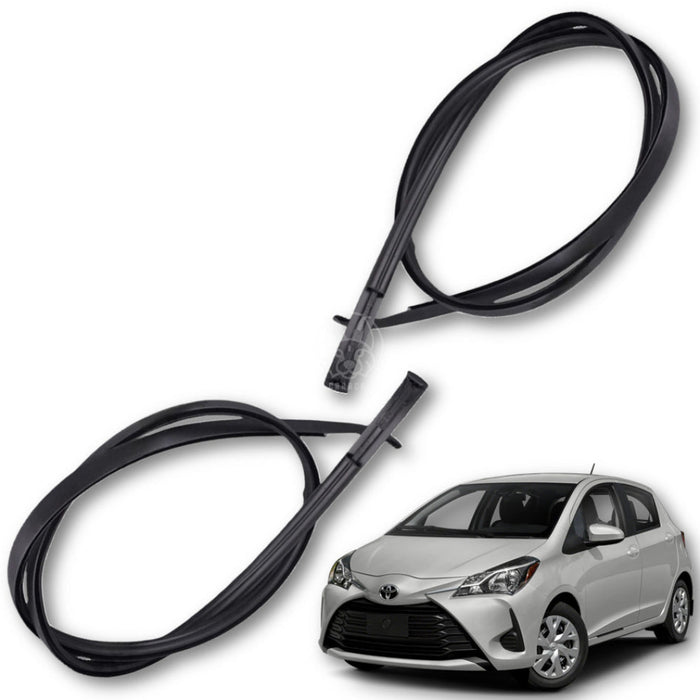 Goma Platina Moldura Toyota Yaris 2014-2018 Hatchback Canal Techo X2 GOMA CANAL TECHO