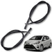 Goma Platina Moldura Toyota Yaris 2014-2018 Hatchback Canal Techo X2 GOMA CANAL TECHO