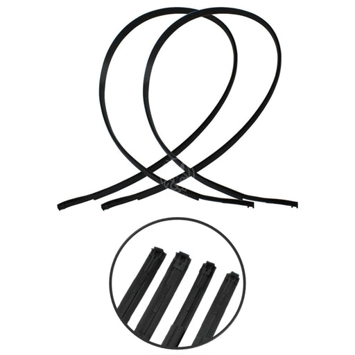 Goma Platina Moldura Toyota Yaris 4 Ptas 2007-2011 Sedan Belta Canal Techo X2 GOMA CANAL TECHO