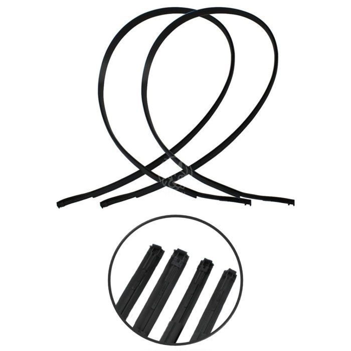 Goma Platina Moldura Toyota Yaris 4 Ptas 2007-2011 Sedan Belta Canal Techo X2 GOMA CANAL TECHO