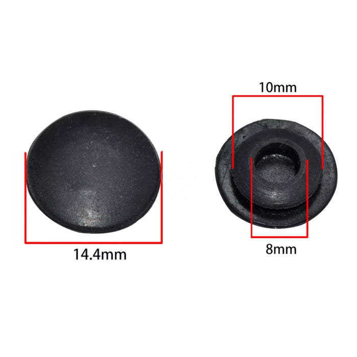 Goma Tapón Carroceria Universal 14.4X10Mm X4 GOMA TAPÓN CARROCERIA