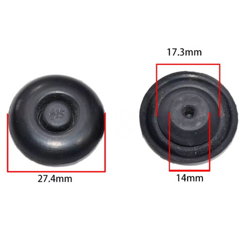 Goma Tapón Carroceria Universal 27.4X17.3Mm X4 GOMA TAPÓN CARROCERIA