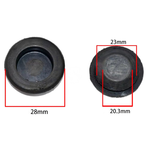 Goma Tapón Carroceria Universal 28X23Mm Mod1 X4 GOMA TAPÓN CARROCERIA