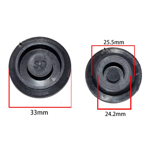 Goma Tapón Carroceria Universal 33X25.5Mm X4 GOMA TAPÓN CARROCERIA