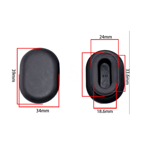 Goma Tapón Carroceria Universal 39X34Mm X2 GOMA TAPÓN CARROCERIA