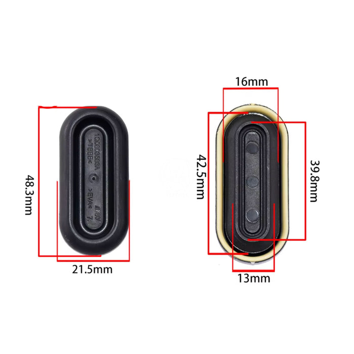 Goma Tapón Carroceria Universal 48.3X21.5Mm X4 GOMA TAPÓN CARROCERIA