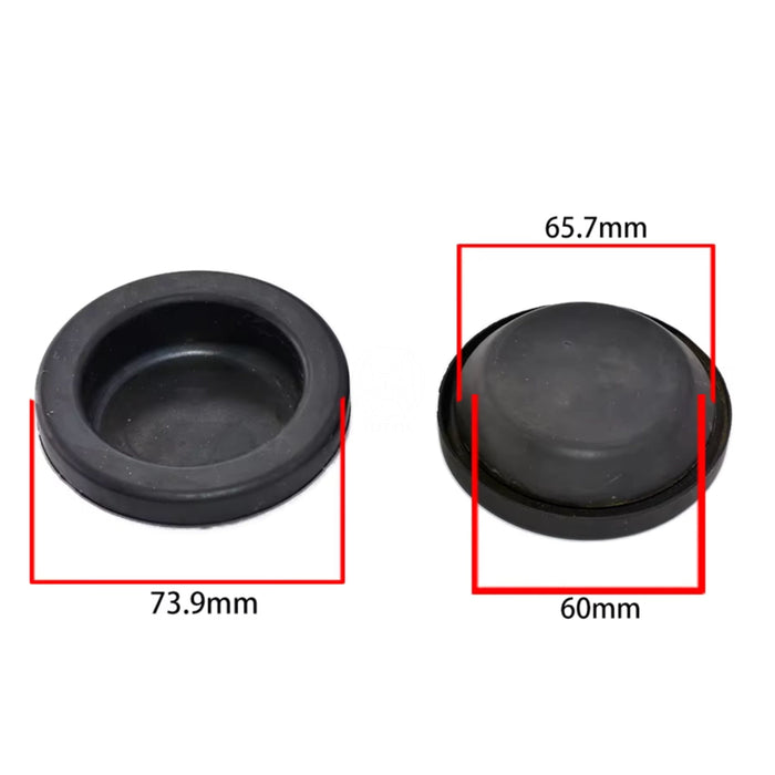 Goma Tapón Carroceria Universal 73.9X65.7Mm X2 GOMA TAPÓN CARROCERIA