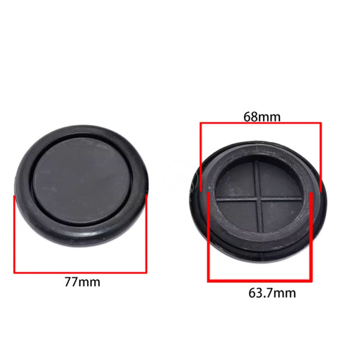 Goma Tapón Carroceria Universal 77X68Mm X2 GOMA TAPÓN CARROCERIA