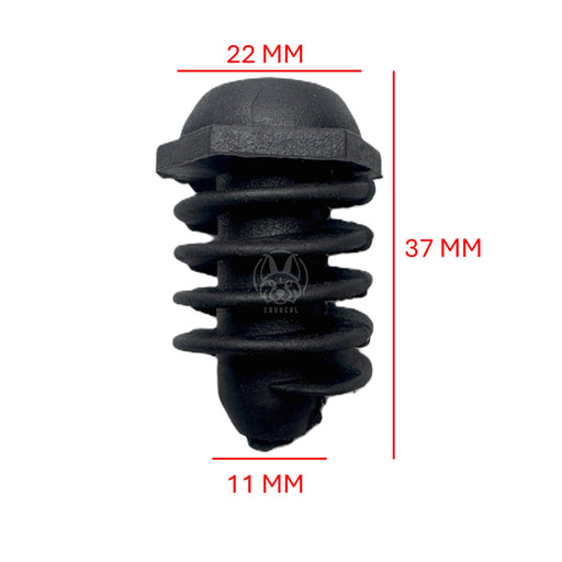 Goma Tope Capot 12X36Mm Universal X2 GOMA TOPE CAPOT