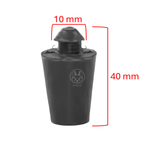 Goma Tope Compuerta 10X40Mm Universal X2 GOMA TOPE PUERTA