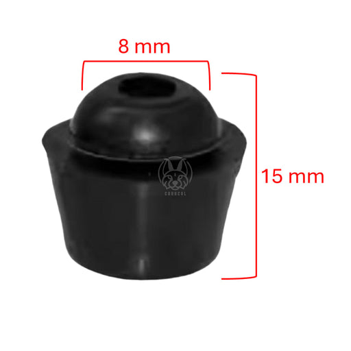 Goma Tope Puerta 8X15Mm Universal X4 GOMA TOPE PUERTA