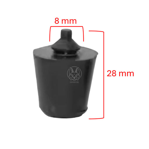 Goma Tope Puerta 8X28Mm Universal X4 GOMA TOPE PUERTA