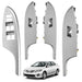 Juego De Embellecedores Interruptores Toyota Corolla 2009-2014 Silver COVERTOR INTERNO EMBELLECEDOR