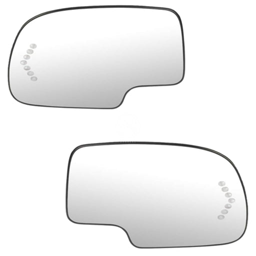 Luna Espejo Retrovisor Chevrolet Avalanche 2002-2006 Silverado 1999-2007 Con Luz Cruce X2 ESPEJO RETROVISOR