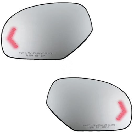 Luna Espejo Retrovisor Chevrolet Silverado Avalanche Tahoe 2007-2015 Con Luz Cruce X2 ESPEJO RETROVISOR