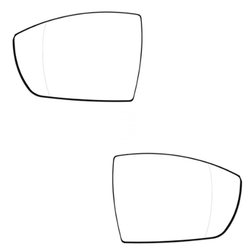 Luna Espejo Retrovisor Ford Ecosport 2013-2019 X2 ESPEJO RETROVISOR