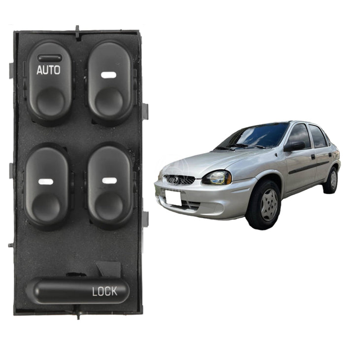 Mando Control Suiche Elevavidrios Chevrolet Corsa Chic 2000-2005 MANDO ELEVAVIDRIOS