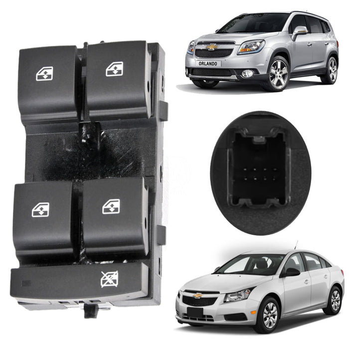 Mando Control Suiche Elevavidrios Chevrolet Cruze 2011-2016 Orlando 2013-2014 Conector Pequeño MANDO ELEVAVIDRIOS