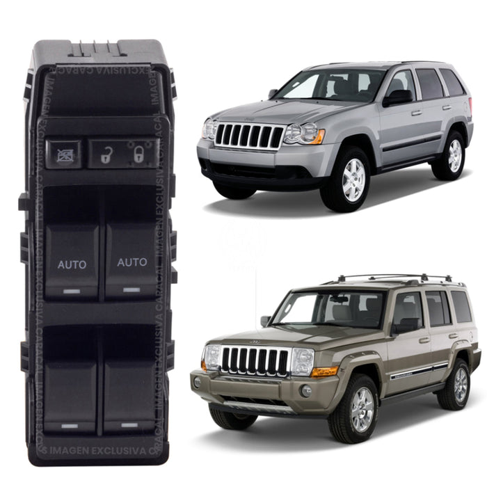 Mando Control Suiche Elevavidrios Chrysler Sebring 2007-2010 Jeep Commander 2006-2010 Grand Cherokee Wk 2005-2010 MANDO