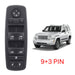 Mando Control Suiche Elevavidrios Dodge Ram Journey 2009-2012 Jeep Cherokee Kk 2007-2012 9 + 3 Pines MANDO ELEVAVIDRIOS