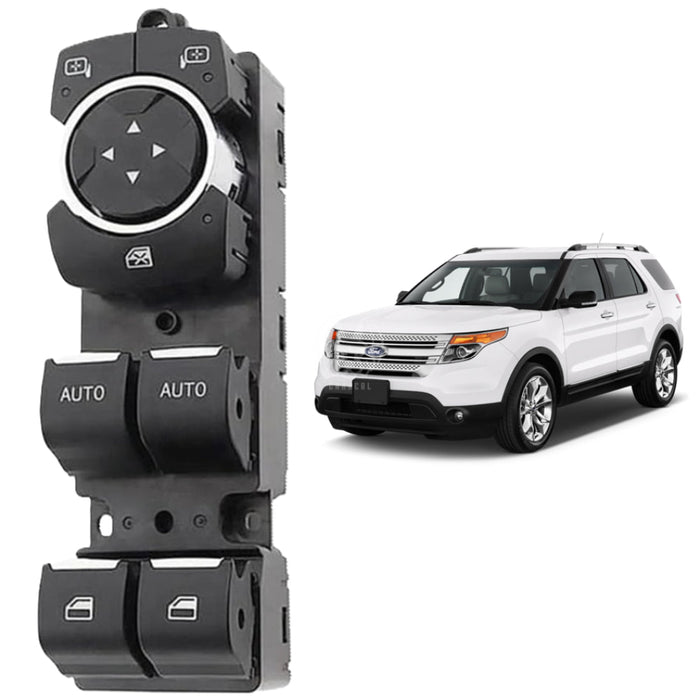Mando Control Suiche Elevavidrios Ford Explorer 2012-2015 Sin Retrovisor Retraible MANDO ELEVAVIDRIOS