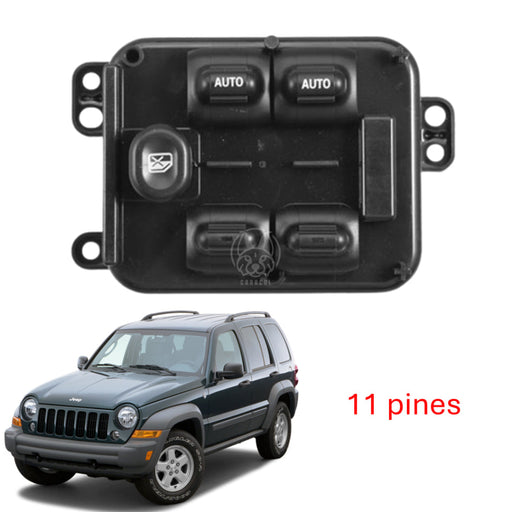 Mando Control Suiche Elevavidrios Jeep Cherokee Liberty Kj 2002-2004 11 Pines MANDO ELEVAVIDRIOS