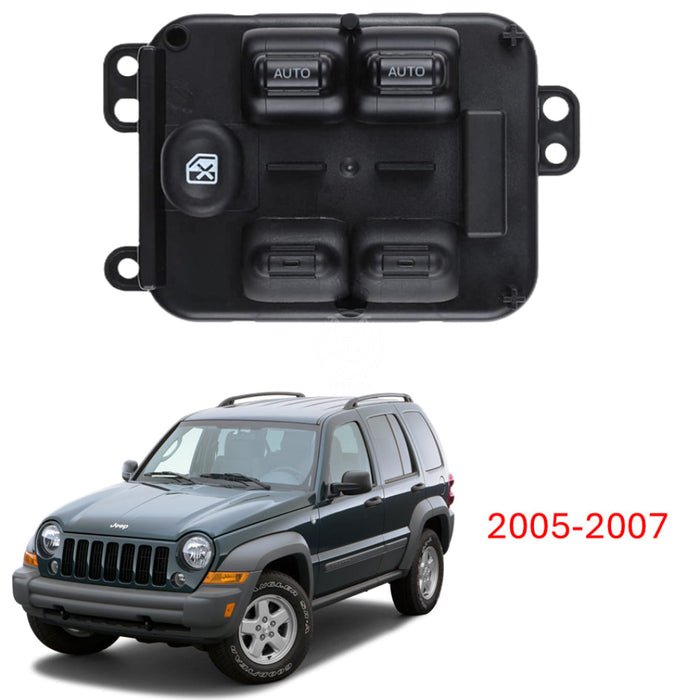 Mando Control Suiche Elevavidrios Jeep Cherokee Liberty Kj 2005-2007 MANDO ELEVAVIDRIOS