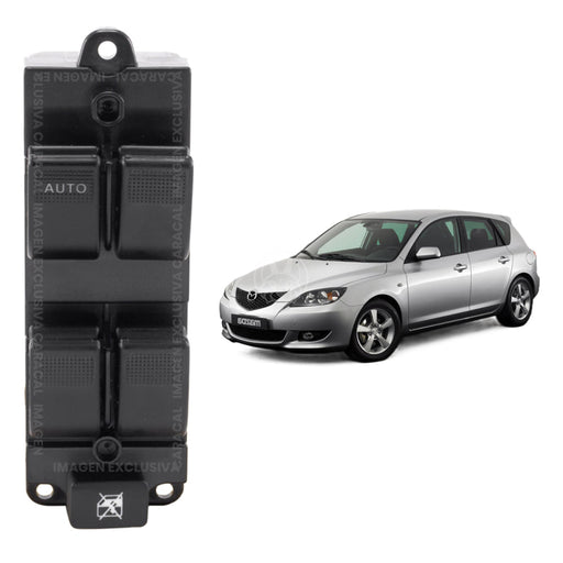Mando Control Suiche Elevavidrios Mazda Mazda 3 Hachback 2003-2009 MANDO ELEVAVIDRIOS