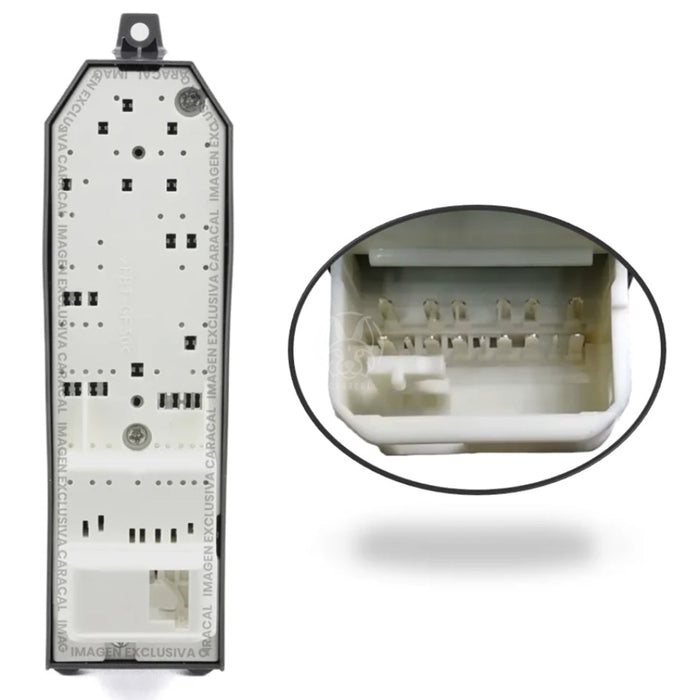 Mando Control Suiche Elevavidrios Toyota Camry Tacoma Yaris 4 Ptas 2007-2015 Gris MANDO ELEVAVIDRIOS