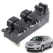 Mando Control Suiche Elevavidrios Toyota Camry Tacoma Yaris 4 Ptas 2007-2015 Gris MANDO ELEVAVIDRIOS