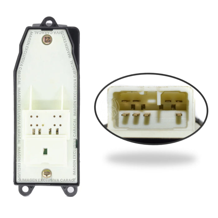 Mando Control Suiche Elevavidrios Toyota Sienna Yaris Del Sol Fj Cruiser Merú Hilux 1999-2009 2 Vidrios Eléctricos