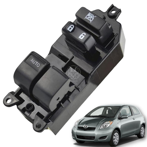 Mando Control Suiche Elevavidrios Toyota Yaris 2 Ptas 2006-2011 Negro MANDO ELEVAVIDRIOS