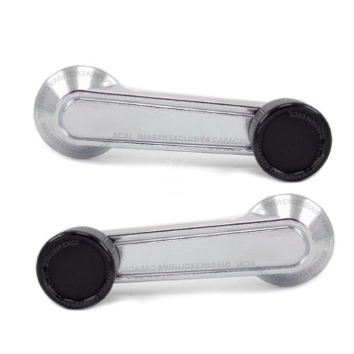Manilla Elevavidrios Toyota Fj40 Fj45 Fj60 Techo Duro Corolla 1970-1995 Metálica Cromada X2 MANILLA ELEVAVIDRIOS