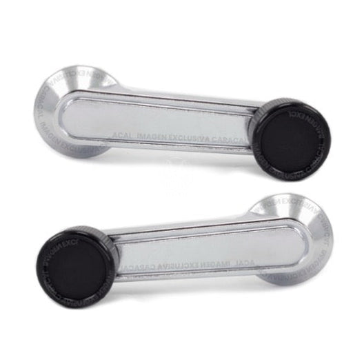 Manilla Elevavidrios Toyota Fj40 Fj45 Fj60 Techo Duro Corolla 1970-1995 Metálica Cromada X2 MANILLA ELEVAVIDRIOS