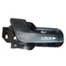 Manilla Interna Dodge Forza Ram 700 Fiat Palio Siena Fase Ii 2008-2020 Negra Trasera Izquierda MANILLA INTERNA