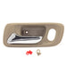 Manilla Interna Honda Accord 1998-2002 Beige Delantera Izquierda MANILLA INTERNA