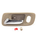 Manilla Interna Honda Accord 1998-2002 Beige Delantera Izquierda MANILLA INTERNA
