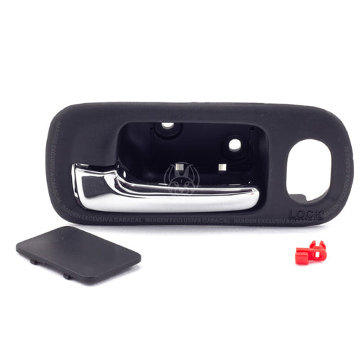 Manilla Interna Honda Civic 2001-2006 Negra Cromada Delantera Izquierda MANILLA INTERNA