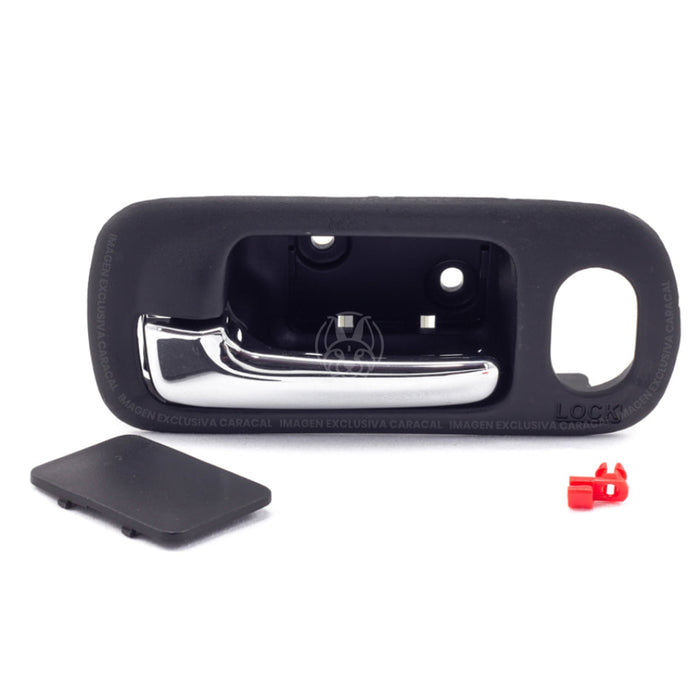 Manilla Interna Honda Civic 2001-2006 Negra Cromada Delantera Izquierda MANILLA INTERNA